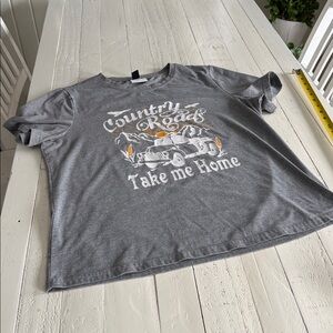 Country Roads take me home, John Denver graphic T-shirt SHEIN size XL